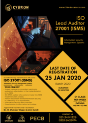 ISO Lead Auditor 27001 (ISMS) Information Security Management System
