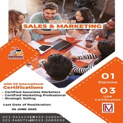 DIPLOMA IN SALES & MARKETING WITH LIVE ONLINE - 3D EDUCATORS 