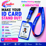 Custom Corporate Lanyards  Only ₹ 30/-Creative Zone Digital Lanyard | 